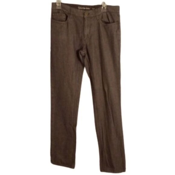 Calvin Klein Jeans W30 L32 Mens Pants Blue Cotton Denim - Picture 1 of 14